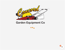 Tablet Screenshot of concordgarden.com